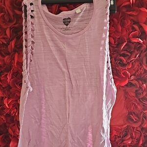 Modern Lux Women's Purple Sleeveless Top Size Medium